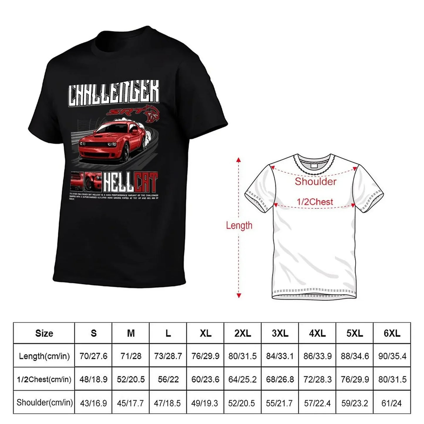 Challenger SRT Hellcat T-Shirt