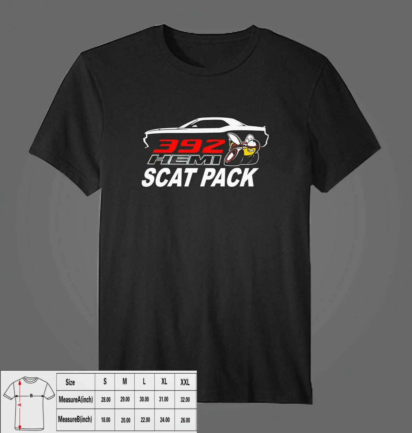 Dodge Challenger SRT 392 HEMI Scat Pack T-Shirt